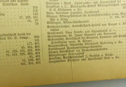 Buch: Zeitschrift für Spiritusindustrie von 1893  e1382