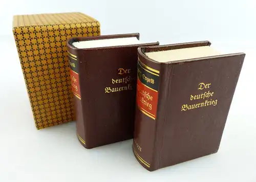 2 Minibücher: Der deutsche Bauernkrieg Friedrich Engels altdeutsche Schrift e242
