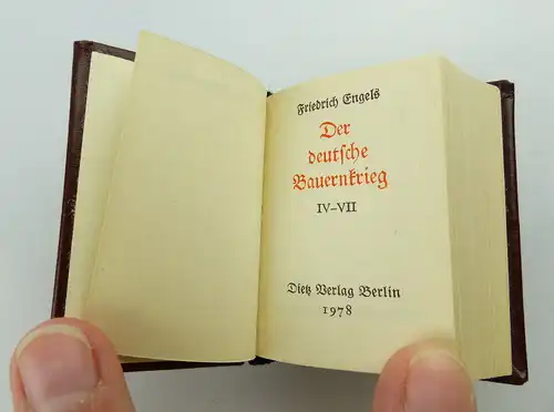 2 Minibücher: Der deutsche Bauernkrieg Friedrich Engels altdeutsche Schrift e242
