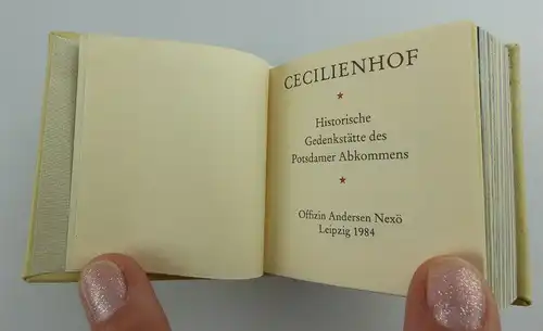 Minibuch : Cecilienhof - Graphischer Großbetrieb Leipzig 1984 e077
