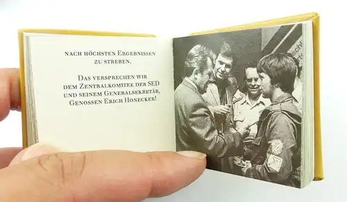 Minibuch : Erlebnis GST,Wehrspartakiaden Verlag Zeit im Bild Dresden 1985 /r677