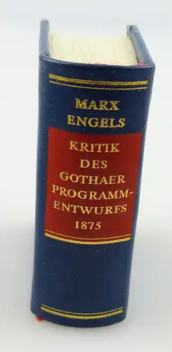 Minibuch: Marx Engels ,Kritik d. Gothaer Programmentwurfs 1975, Berlin 1981/r610