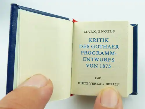 Minibuch: Marx Engels ,Kritik d. Gothaer Programmentwurfs 1975, Berlin 1981/r610