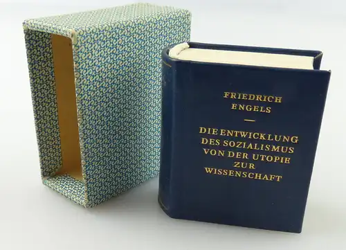 Minibuch: Friedrich Engels,Von der Utopie zur Wissenschaft,Dietz Verlag 79/r644