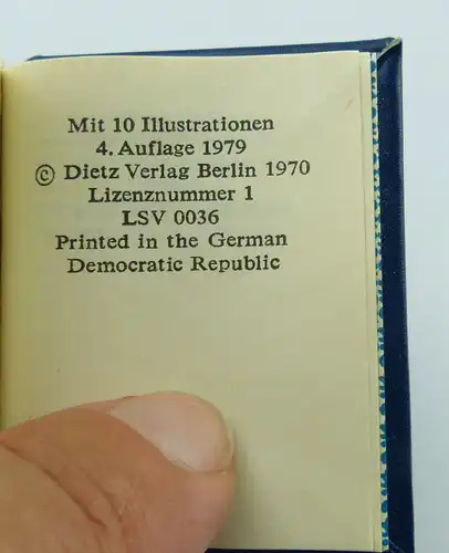 Minibuch: Friedrich Engels,Von der Utopie zur Wissenschaft,Dietz Verlag 79/r644