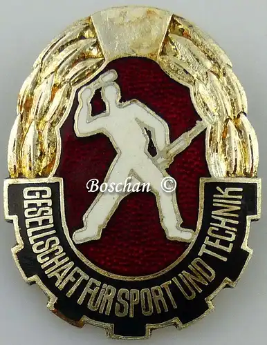 DDR GST Mehrkampfabzeichen von 1960 bis 1965 in Silber (GST0386)