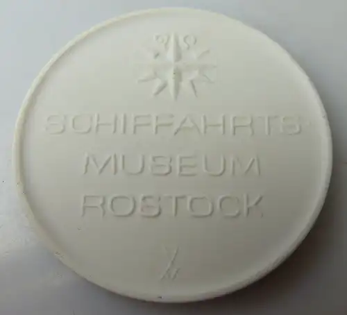 Meissen Medaille: Bark Rostock 1849, Schiffahrtsmuseum Rostock, Orden1416