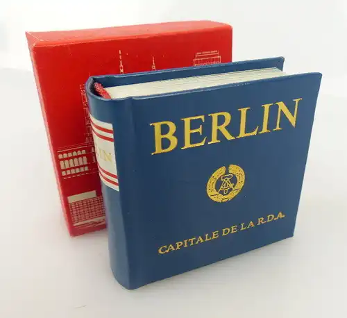 Minibuch Berlin capitale de la R.D.A. Verlag Zeit im Bild Dresden 1977 bu0748