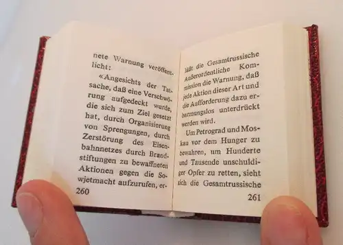 Minibuch: Feliks Edmundowitsch Dzierzynski Leben und Wirken 1877 - 1926 bu0188