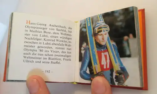 Minibuch: Sport in der DDR Verlag Zeit im Bild Dresden 1980 bu0158