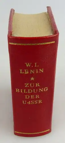 Minibuch: W.I. Lenin Zur Bildung der UdSSR Dietz Verlag Berlin 1972 Buch1558