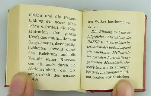 Minibuch: W.I. Lenin Zur Bildung der UdSSR Dietz Verlag Berlin 1972 Buch1558