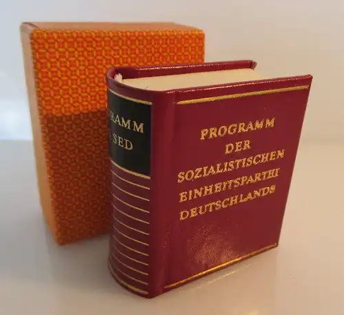 Minibuch: Programm der sozialistischen Einheitspartei Deutschlands bu0143