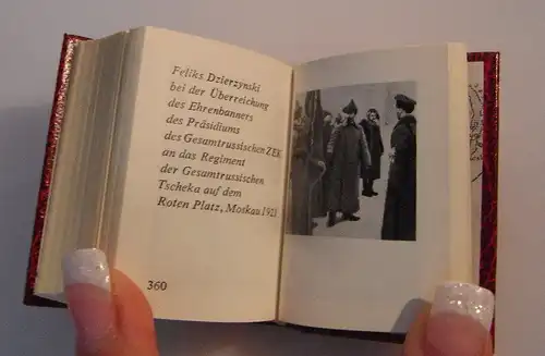 Minibuch: Feliks Edmundowitsch Dzierzynski Leben und Wirken bu0061