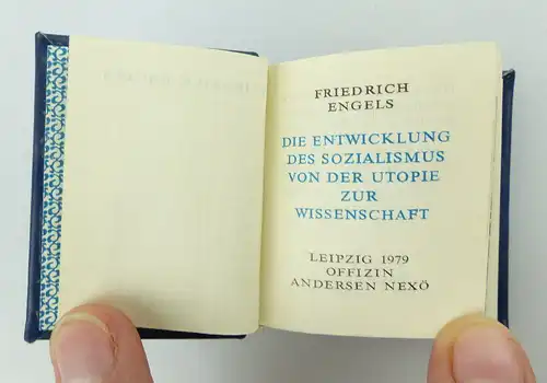 Minibuch : Friedrich Engels - von der Utopie zur Wissenschaft - e824