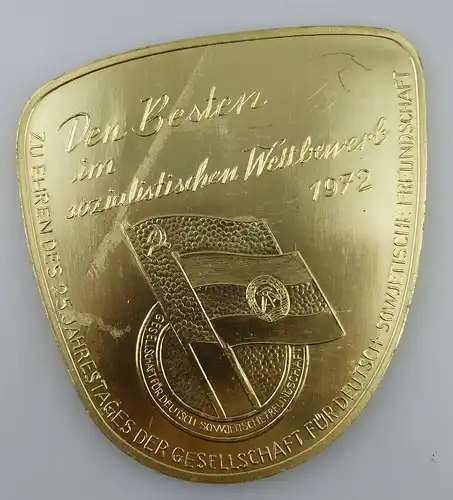 Medaille: Gesellschaft Deutsch Sowjetische Freundschaft Den Besten im ,Orden3002
