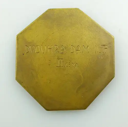 e11928 Original alte Medaille 1929 Meisterschaft dritter Platz Tschechoslowakei