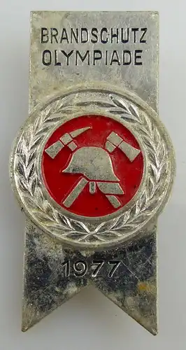 Abzeichen: Brandschutzolympiade 1977, silberfarben, Orden2710