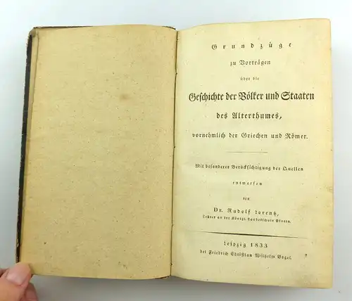 #e4412 Buch: Geschichte der Völker und Staaten des Altertumes, Leipzig 1833