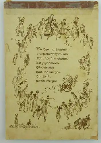 Original alter seltener Abreißkalender, komplett, geg Betriebe, von 1941 e931