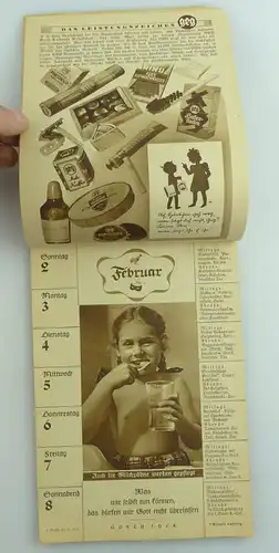 Original alter seltener Abreißkalender, komplett, geg Betriebe, von 1941 e931