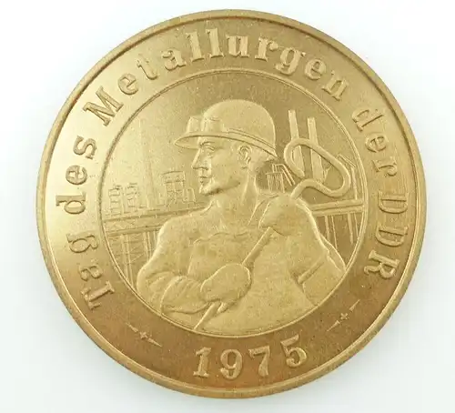 #e3364 Medaille Tag des Metallurgen der DDR 1975