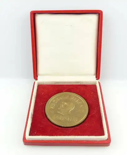 #e3363 DDR Medaille für hervorragende Leistungen Wettbewerb VEB Bandstahlkobinat