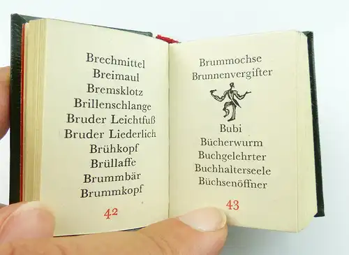 Minibuch : Verflucht und zugenäht Schimpfwörten , Eulenspiegelverlag Berlin/r684