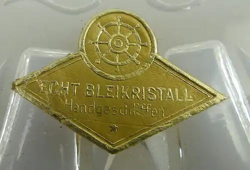 Andenkenteller 25 Jahre DDR Kreis Senftenberg Echt Bleikristall handgeschliffen