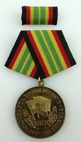 Medaille für treue Dienste NVA Stufe Gold 900 Silber, Punze 11 Nr.149h, Orden925
