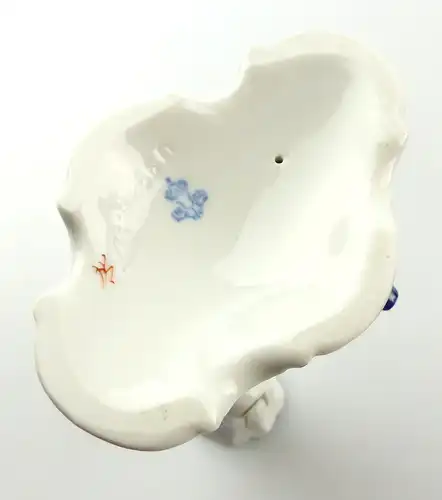 #e4712 Aelteste Volkstedter Porzellan Manufaktur Leuchter mit Vogel