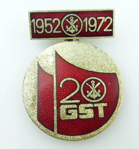 #e2565 20 Jahre GST 1952-1972 DDR Medaille /Abzeichen