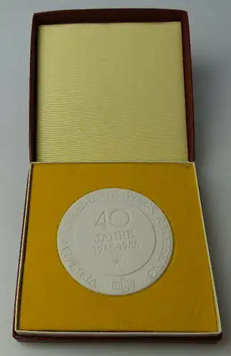 Meissen Medaille: 40 Jahre VEB MLW Keradenta-Werk Radeberg, Orden1406