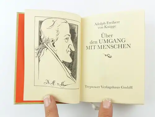 #e7326 Minibuch: Über den Umgang mit Menschen Adolph Freiherr von Knigge