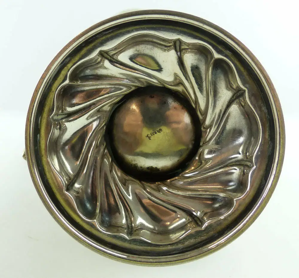 alte Teekanne Kanne in 835 (Ag) Silber, Gebrüder Kühn Dresdner Hofmuster e1398 7
