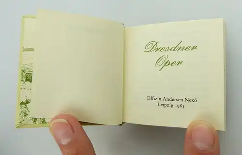 Minibuch: Dresdner Oper ! nummeriertes Buch Nr. 360 ! e259