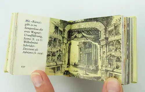 Minibuch: Dresdner Oper ! nummeriertes Buch Nr. 360 ! e259