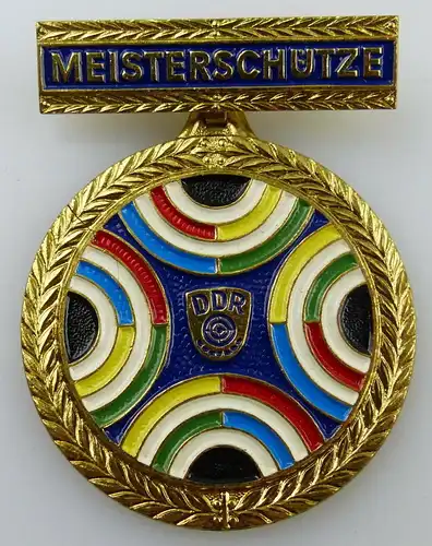 Medaille Europameisterschaften Wurftaube Laufende Scheibe Suhl 1978 Gold GST024