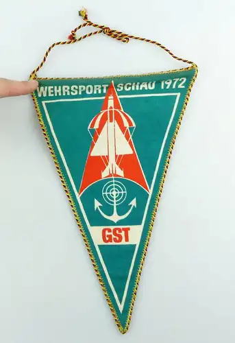 #e2898 DDR Wimpel: GST Wehrsport Schau 1972