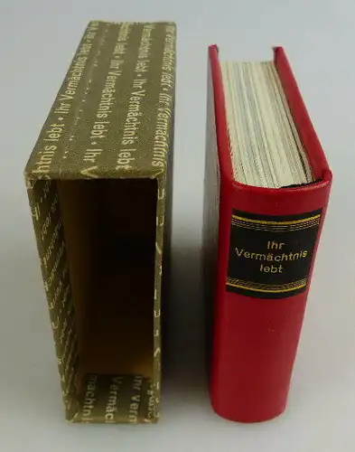 Minibuch: Ihr Vermächtnis lebt 1982 Verlag Zeit im Bild, Buch1524