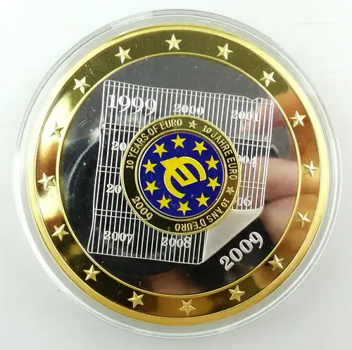 #e8897 Euro-Giganten *BS 00860* mit Echtheitszertifikat "10 Jahre Euro" 2009