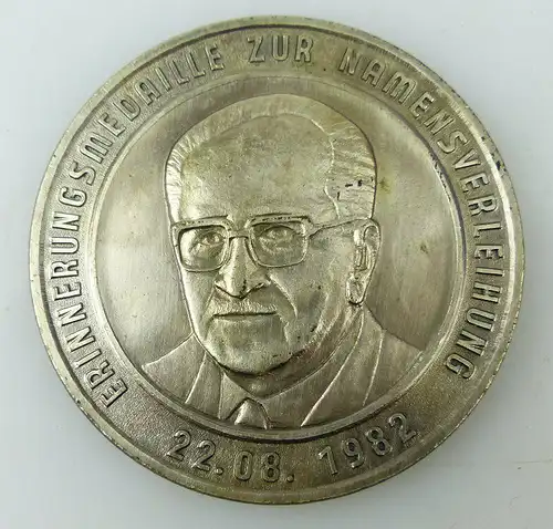 Medaille: Erinnerungsmedaille zur Namensverleihung 22.08.1982, Orden1558