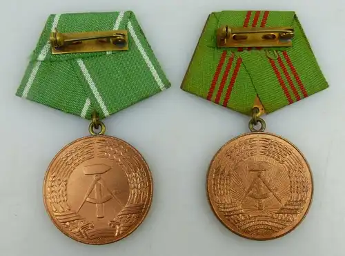 2 Medaillen + 2 Urkunden Strafvollzug Medaille ausgez. Leistungen bewa Orden1123