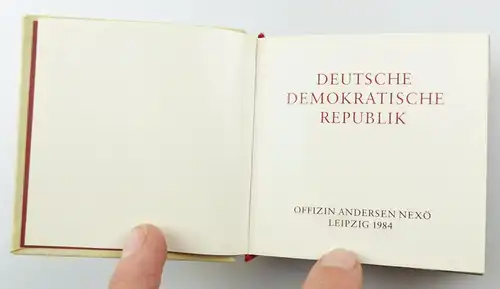 #e5871 Minibuch: Deutsche Demokratische Republik Verlag Zeit im Bild DDR Dresden