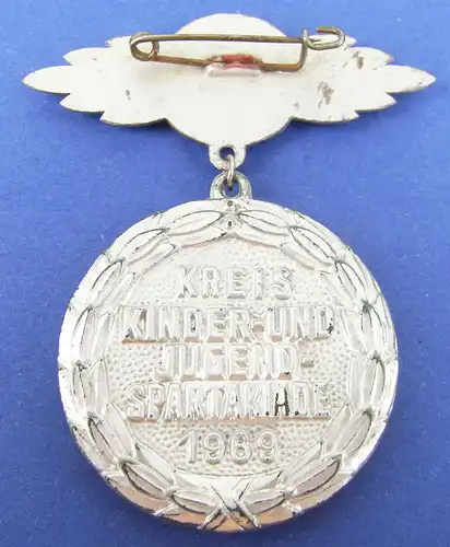 Kreis Kinder - und Jugend - Spartakiade 1969 in Silber
