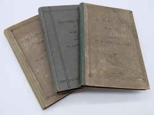 3 Bücher Zur deutschen Geschichte Ernst Jahn Breslau 1919 e12455