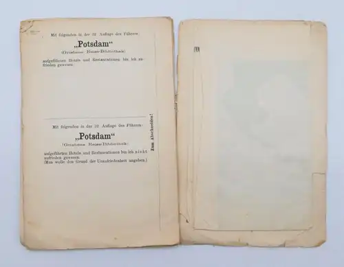 Griebens Reise Bibliothek Band 10 Goldschmidts Reisbücher Potsdam 1891 e12450