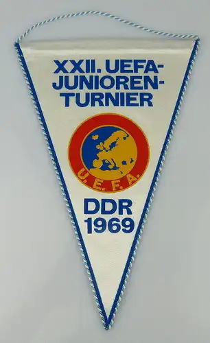 Wimpel: XXII. UEFA Juniorenturnier DDR 1969 U.E.F.A., Orden2164