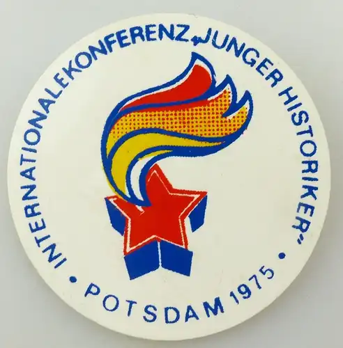 e9480 Abzeichen Internationale Konferenz Junger Historiker Potsdam 1975