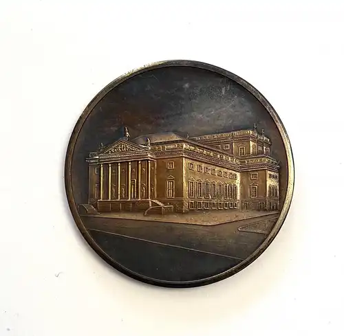 Medaille Deutsche Staatsoper Berlin bronzefarben m034